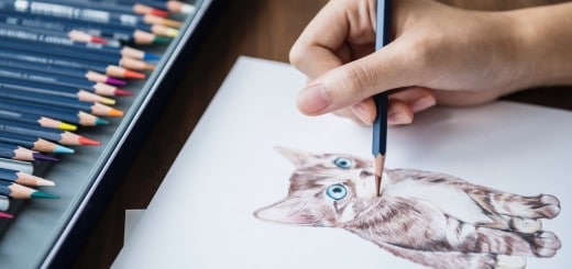 Rysunek kota, wymagający wielu ćwiczeń